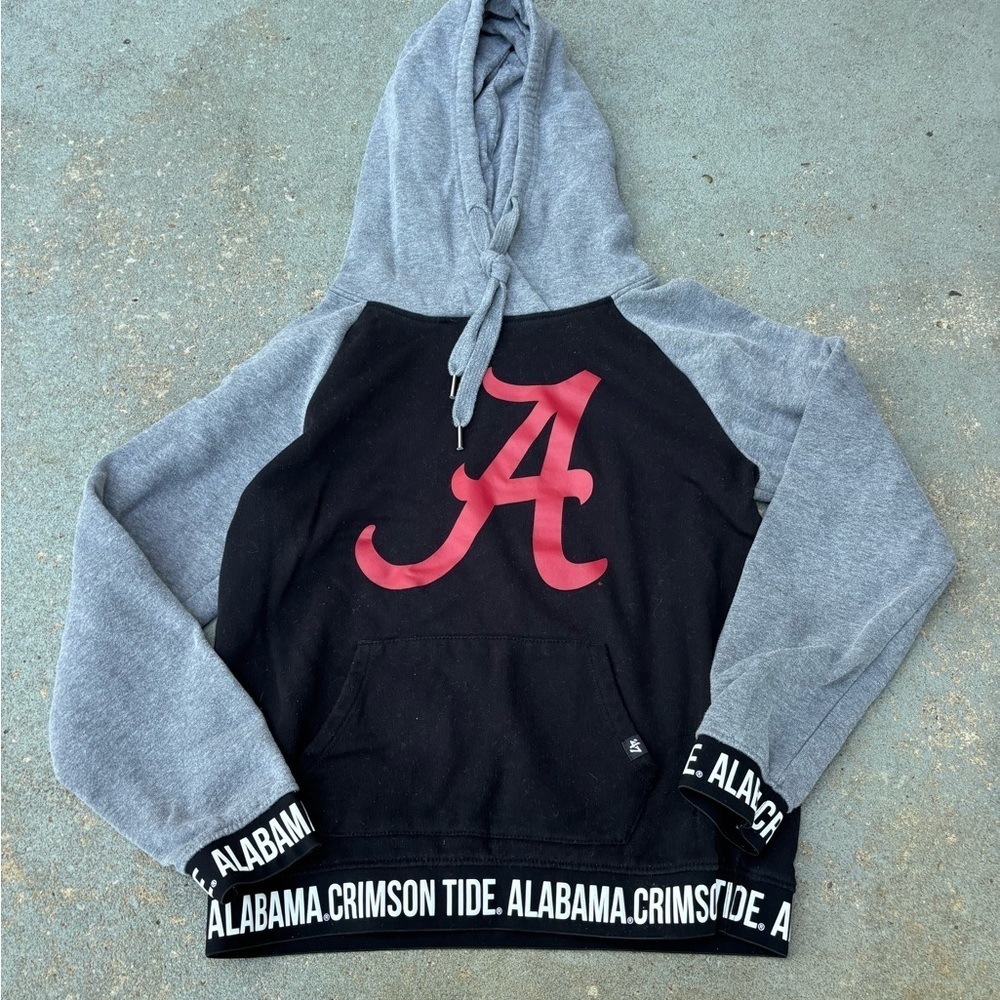 Alabama 47 Gray and Black Hoodie